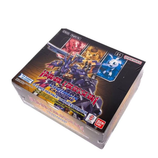 digimon animal colosseum booster box Card Game - EX05 1 Sealed Booster Box ‣ 24 Booster Packs ‣ 1 Box Promotion Pack (1 Card) ‣ 1 Limited Card Set ver.2 (1 Card) ‣ 1 3rd Anniversary Update Pack (1 Card)Limit 12 per customer. Bandai Digimon Animal Colosseum EX05