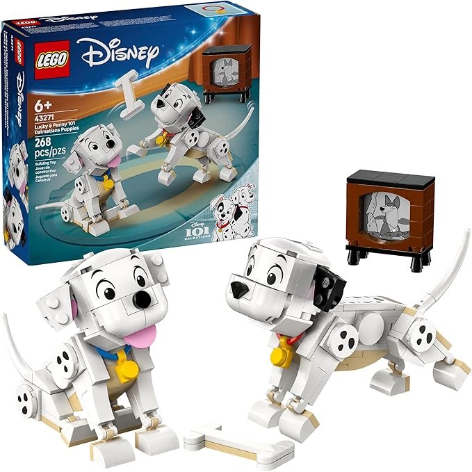 Lego Disney 43271 Filhotes Lucky e Penny 101 Dalmatas