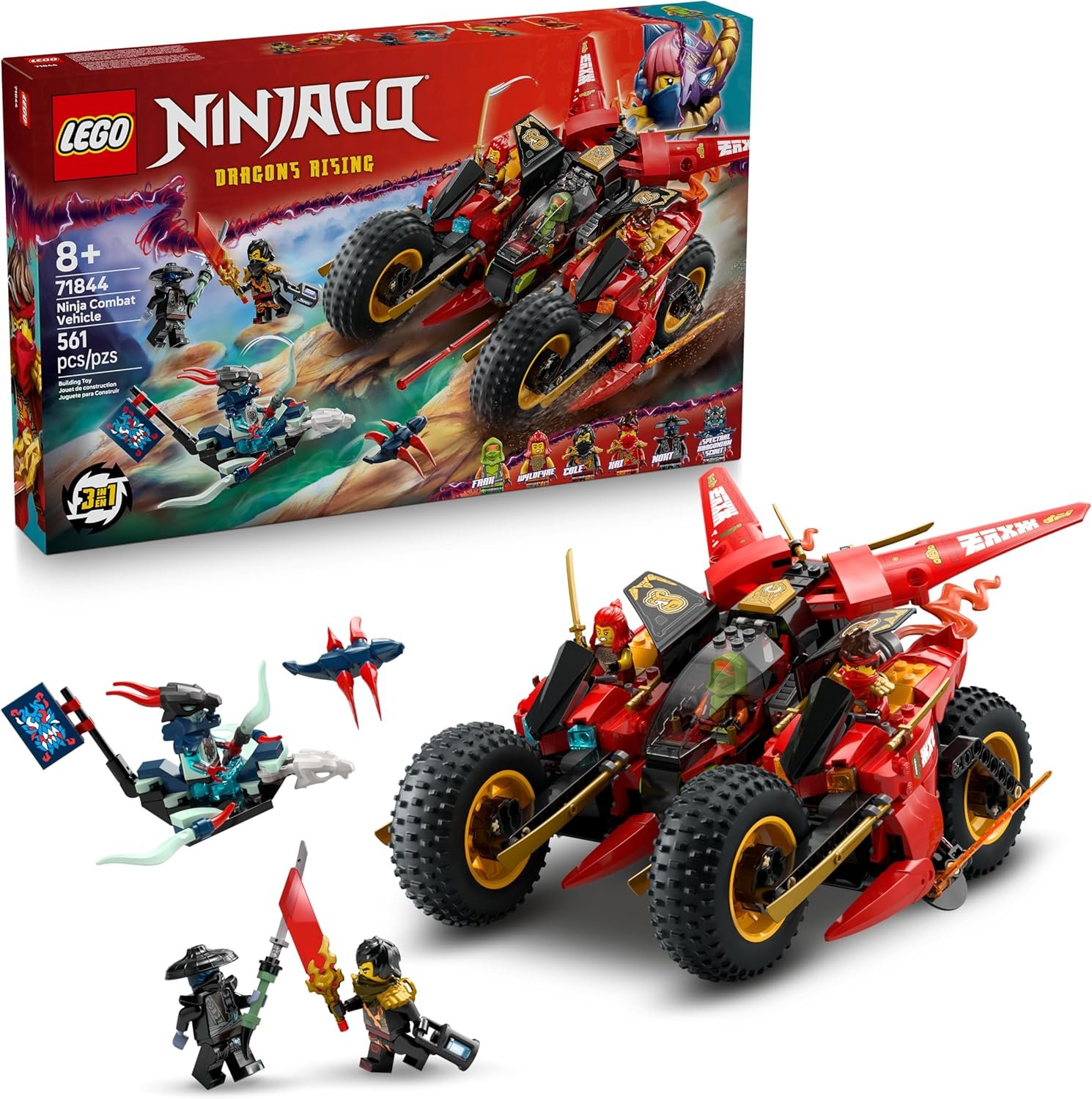 Lego Ninjago 71832 Dragão do Caos Thunderfang