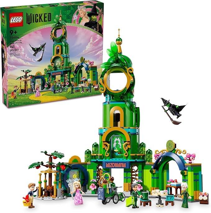 Lego Wicked 75689 Wicked Cidade das Esmeraldas e Castelo Kiamo Ko