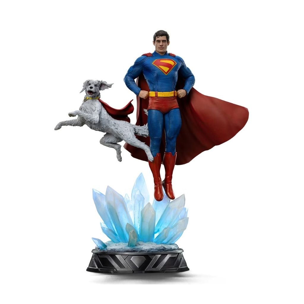 Superman e Krypto - Superman Legacy - Art Scale 1/10 - Iron Studios