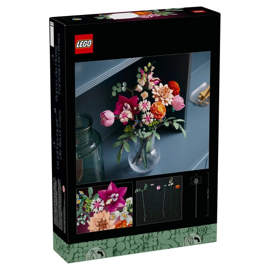 Lego Botanical Collection 10342 - Lindo Buquê de Flores Rosas