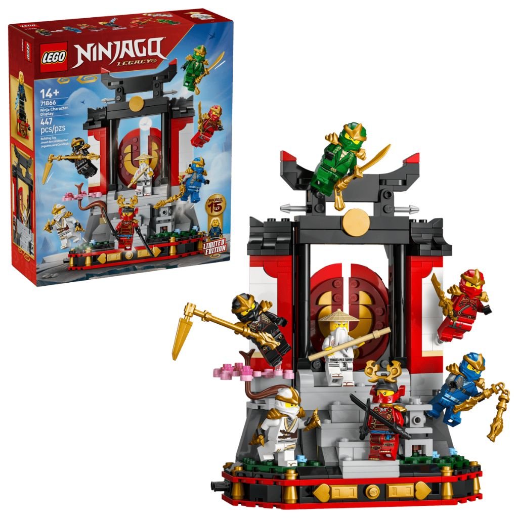 キ*ི様 Mellojoy set Lego Ninjago 71866 - Exibição De Personagens Ninja 15º Aniversário
