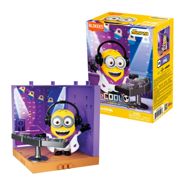 minion様 リクエスト 3点 まとめ商品 Model Kit Minions Celebration Party Dj Phil 08 - Blokees