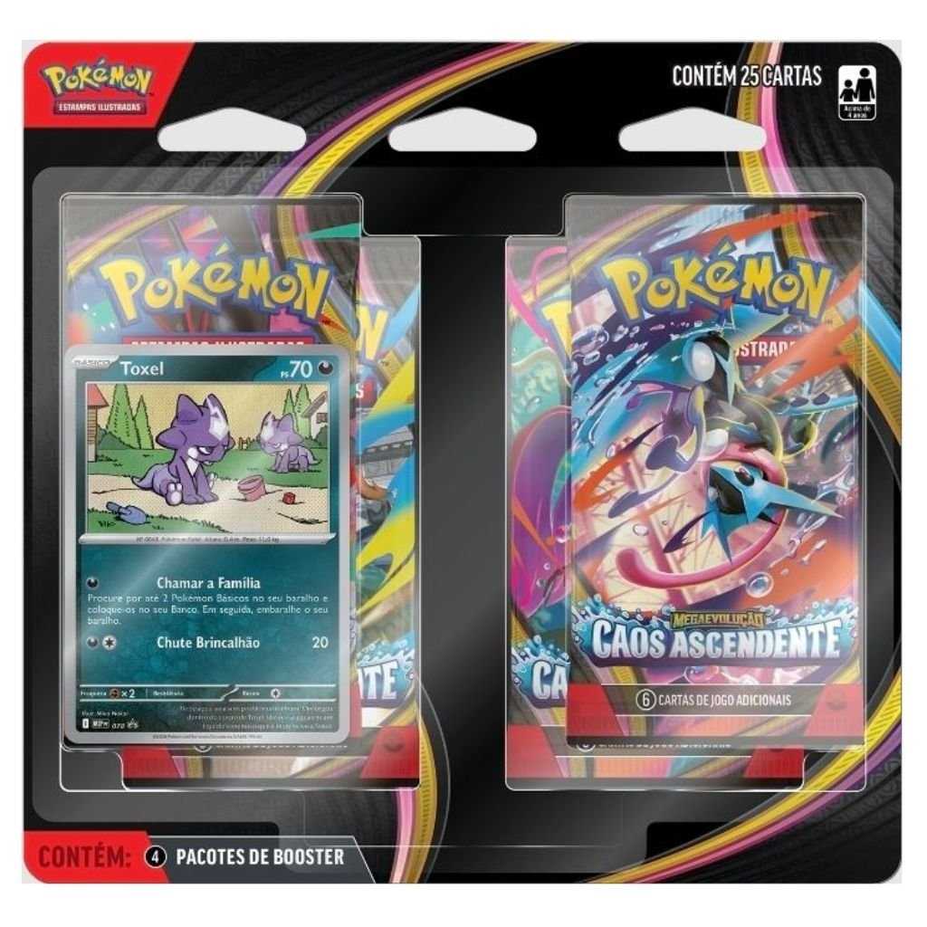 Blister Quádruplo Caos Ascendente - Pokemon Tcg